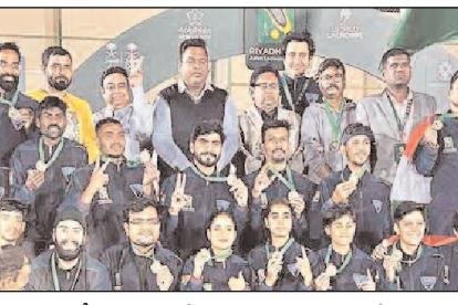 లాక్రోస్ లో భారత్ డబుల్ ధమాకా...అనుదీప్ రెడ్డి సారథ్యంలో  మెన్స్  టీమ్ కు పసిడి